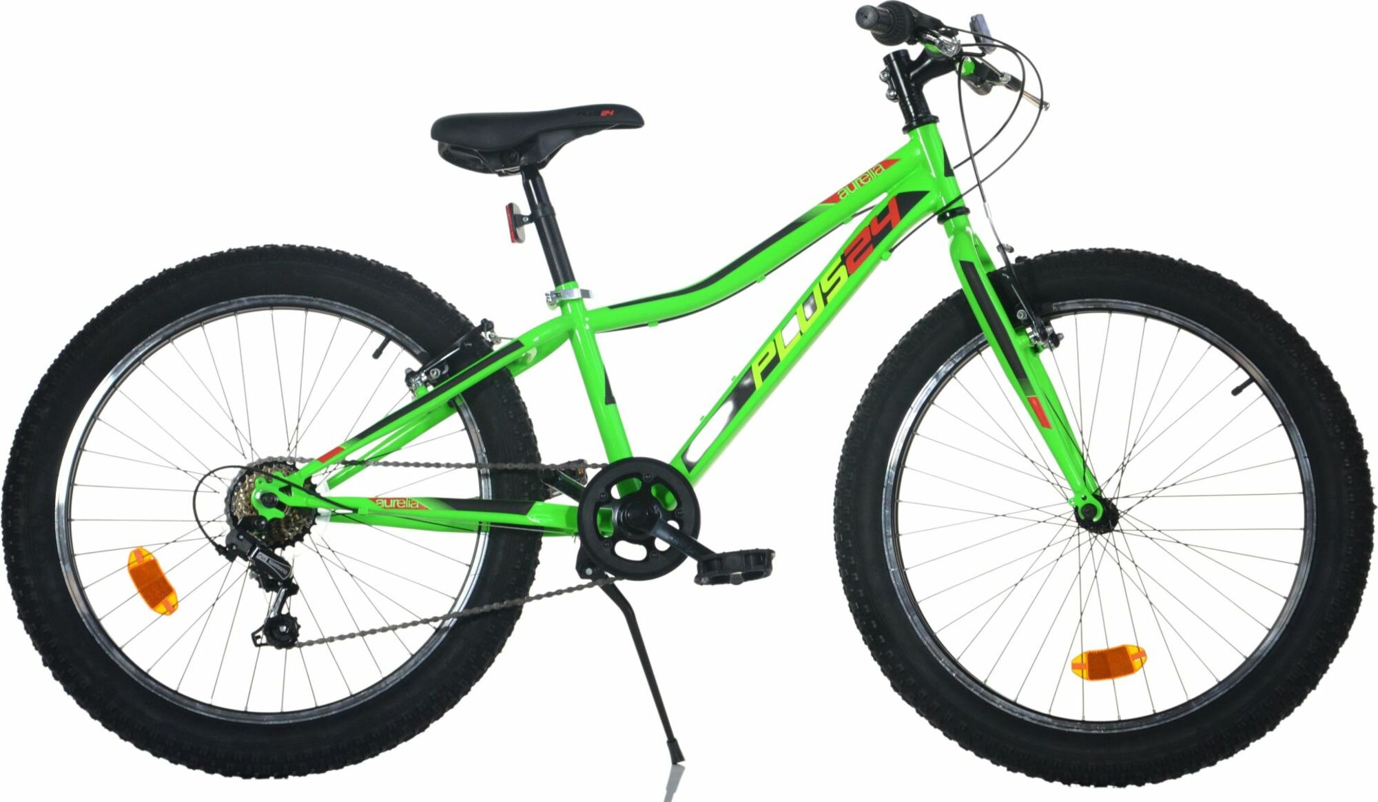 DINO Bikes - Dětské kolo 24" 424UP - AURELIA plus green