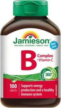 Jamieson B-komplex s vitamínem C 100 tablet