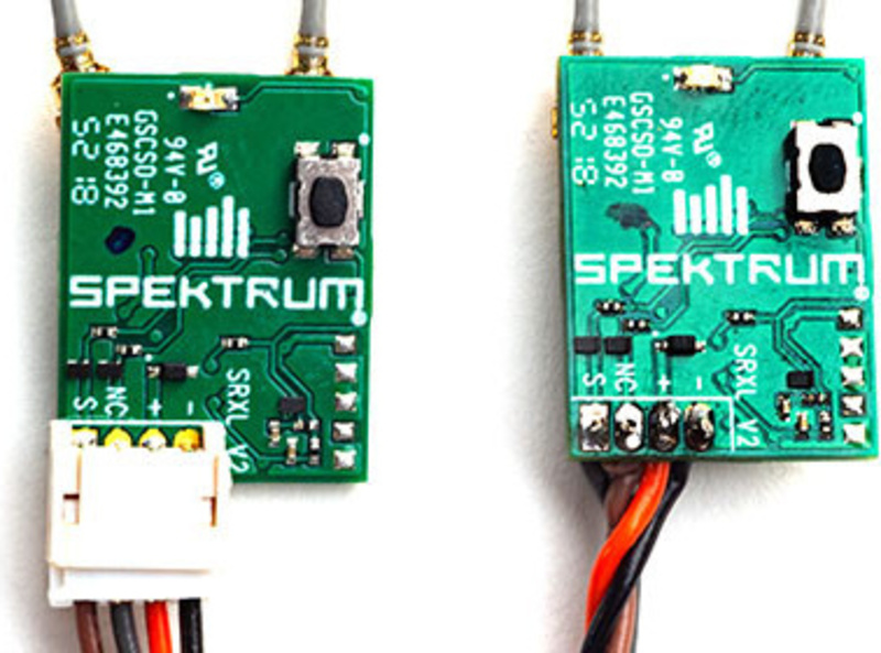 Spektrum prijímač Serial Micro SRXL2 DSMX s konektorom