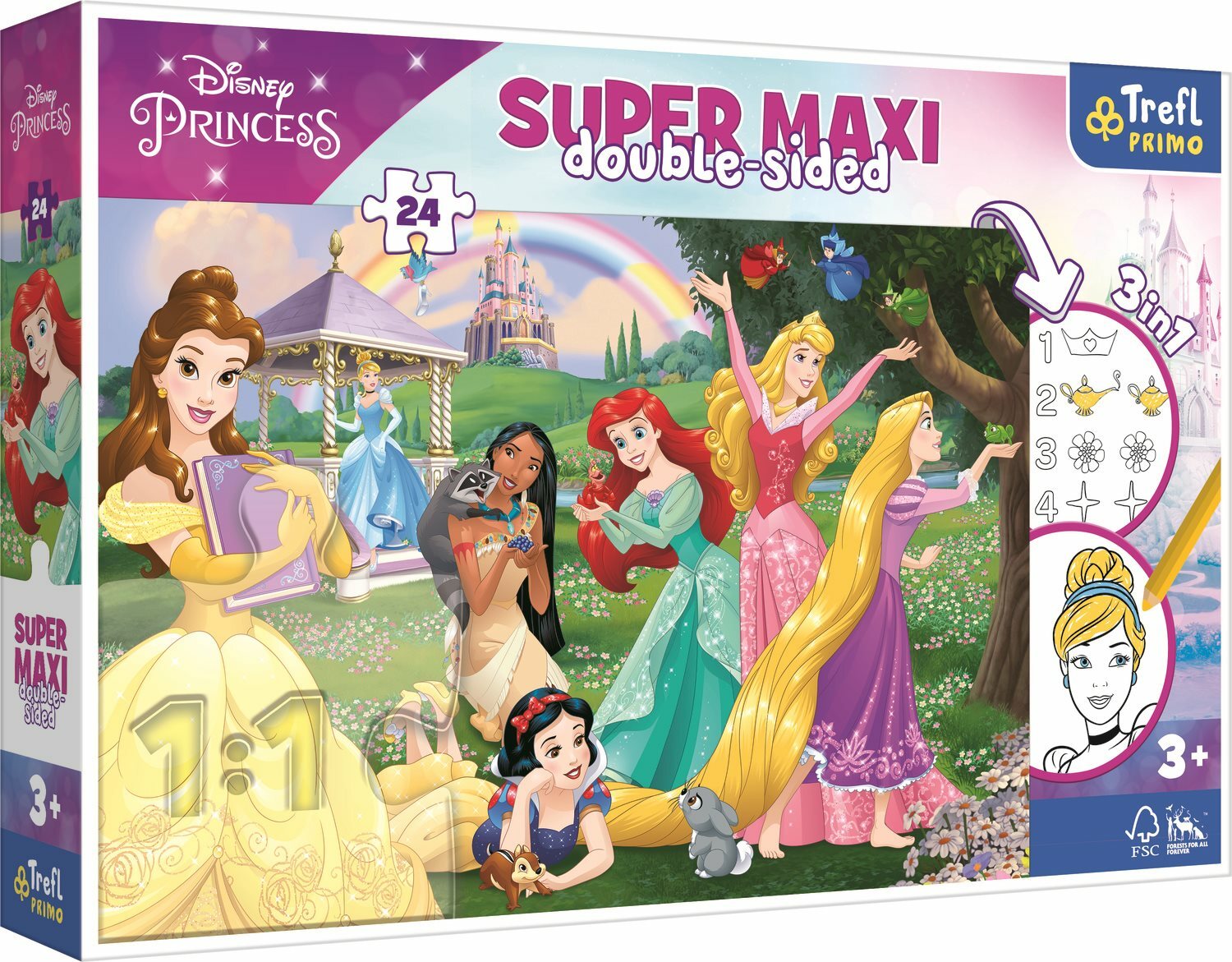 Trefl Puzzle 24 SUPER MAXI - Disney Princess