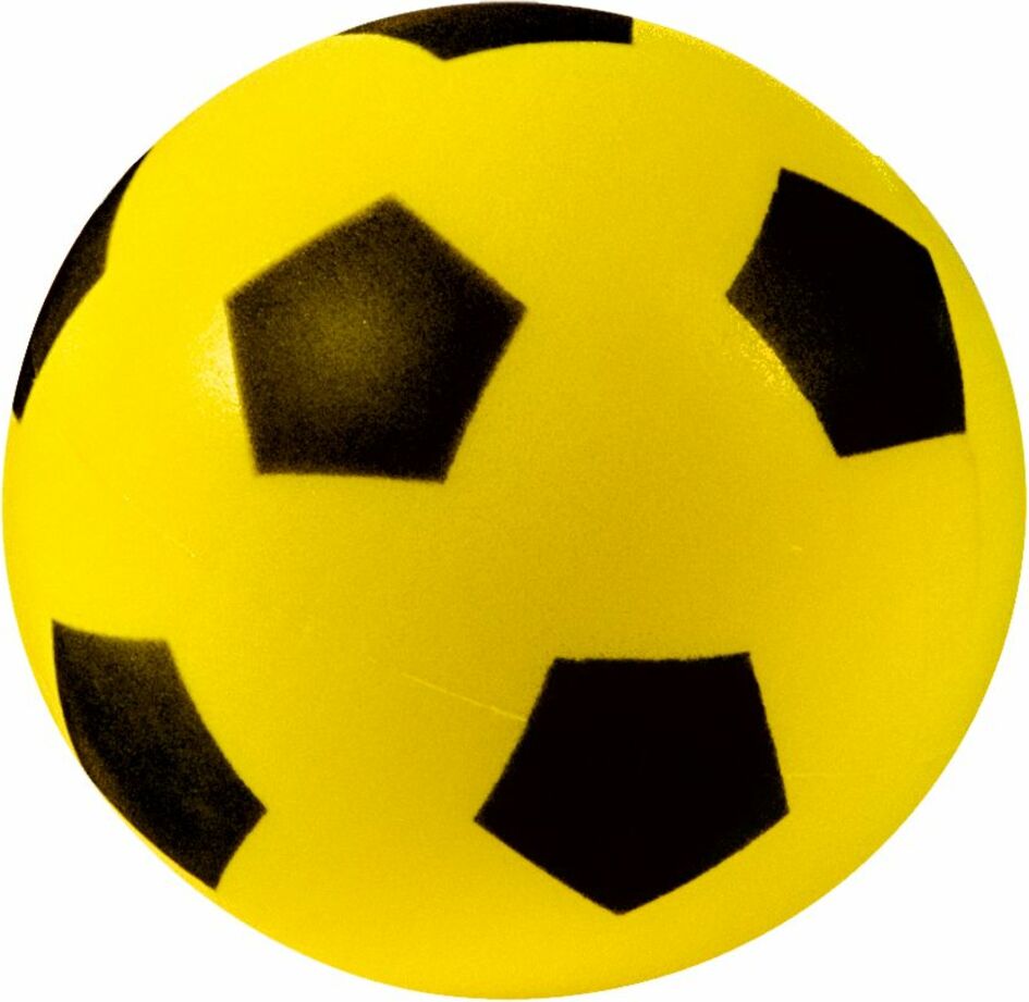 Androni Soft míč - průměr 19,4 cm, žlutý