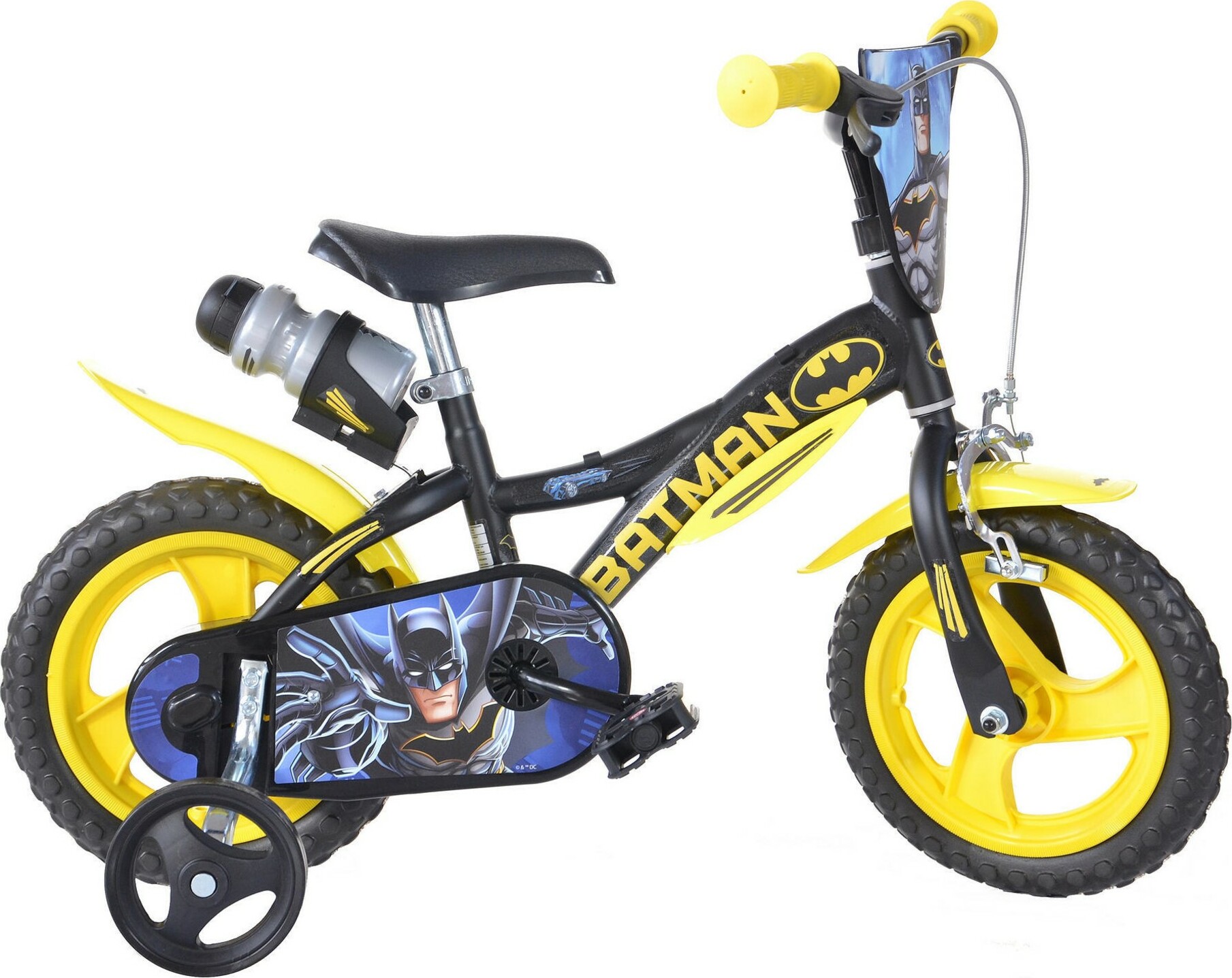 DINO Bikes - Detský bicykel 12" 612L-BT- Batman