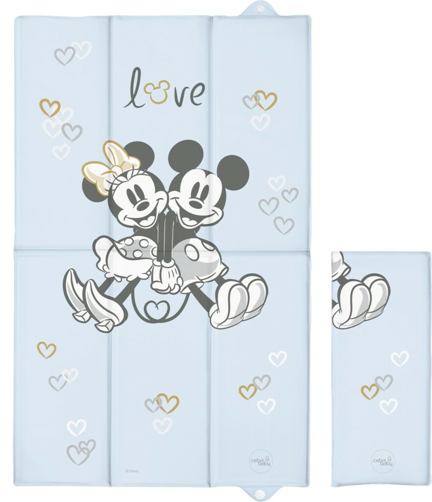 CEBA Podložka přebalovací cestovní 50x80 Disney Minnie & Mickey Blue