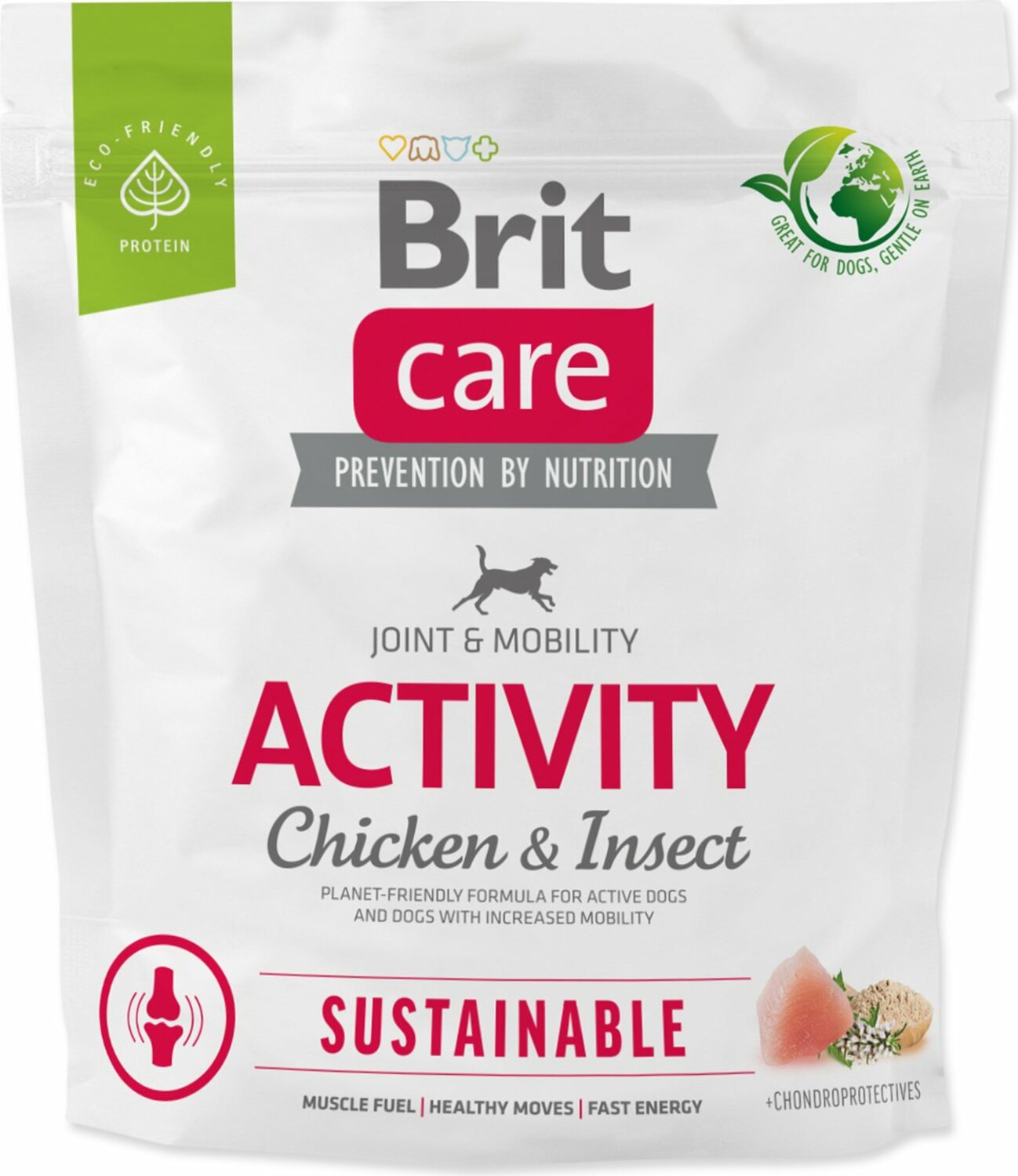 Krmivo Brit Care Dog Sustainable Activity Chicken & Insoct 1kg