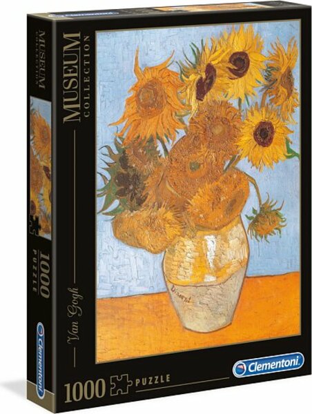 Puzzle 1000 dílků Muzeum - Van Gogh Slunečnice