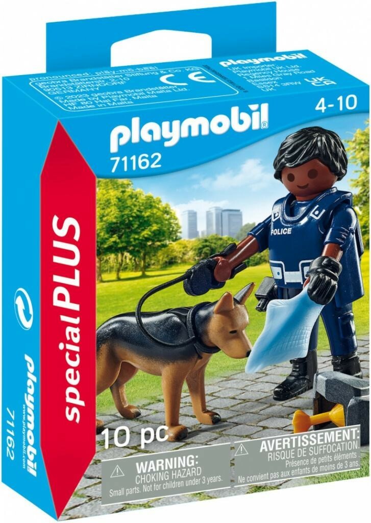 PLAYMOBIL Special Plus 71162 Policista se služebním psem