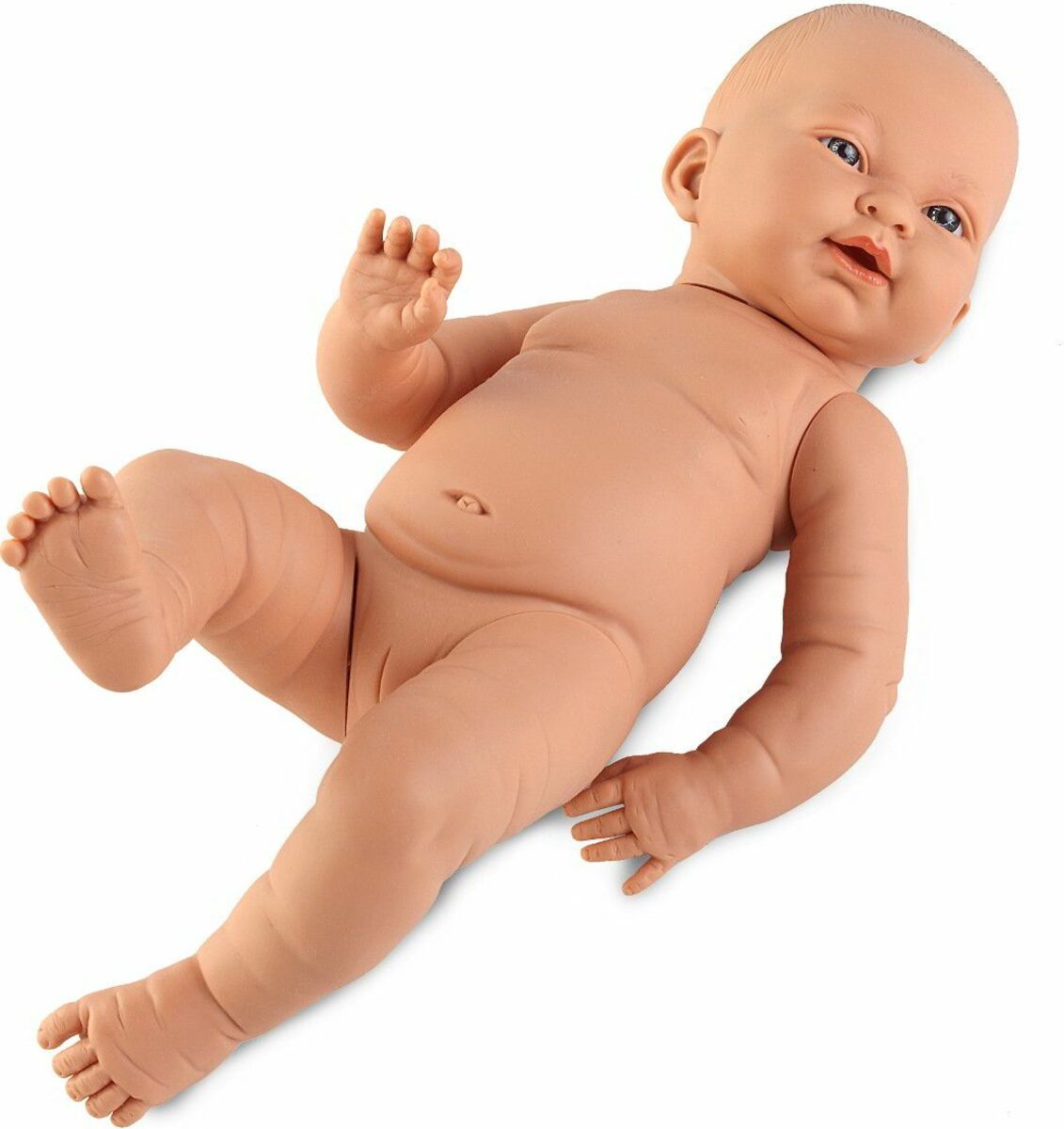 Llorens 45002 NEW BORN DÍVKO - realistické miminko s celovinylovým tělem