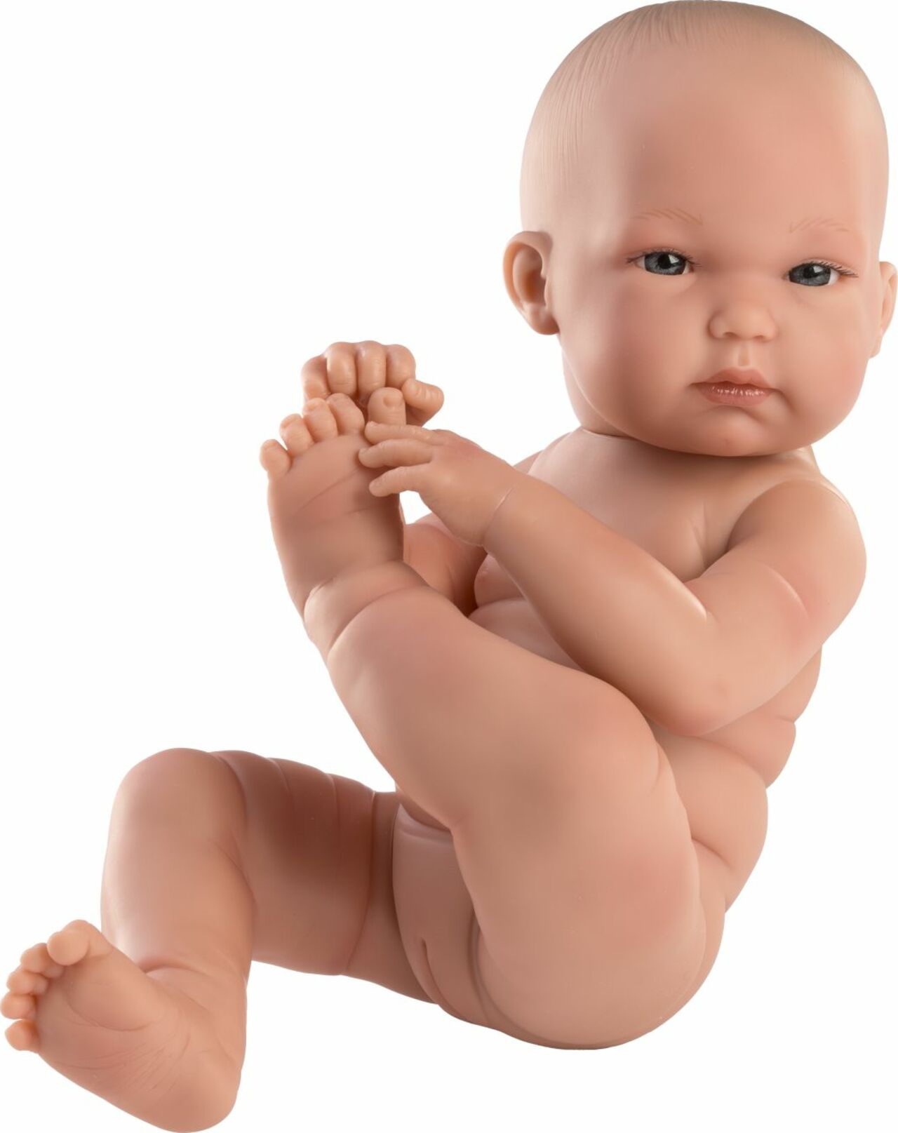 Llorens 63502 NEW BORN DÍVKO - realistické miminko s celovinylovým tělem - 35 cm