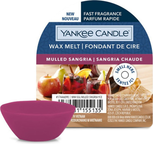 Yankee Candle, Horká sangria, Vonný vosk 22 g