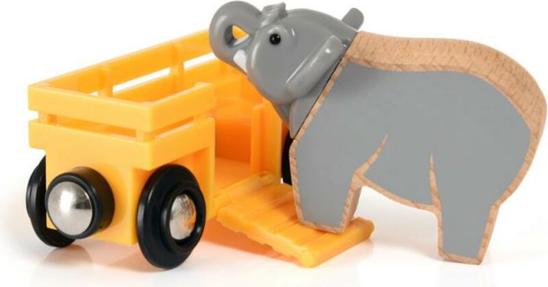 Brio vagónky a slon
