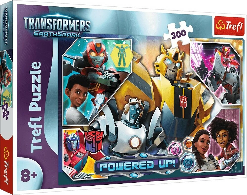 Puzzle 300 - Ve světě Transformerů / Hasbro Transformers