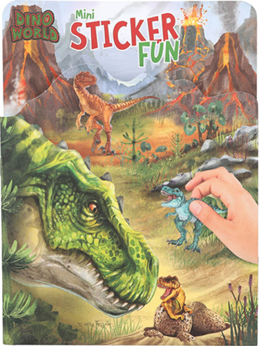 Mini Sticker Fun Dino World, Blok se samolepkami