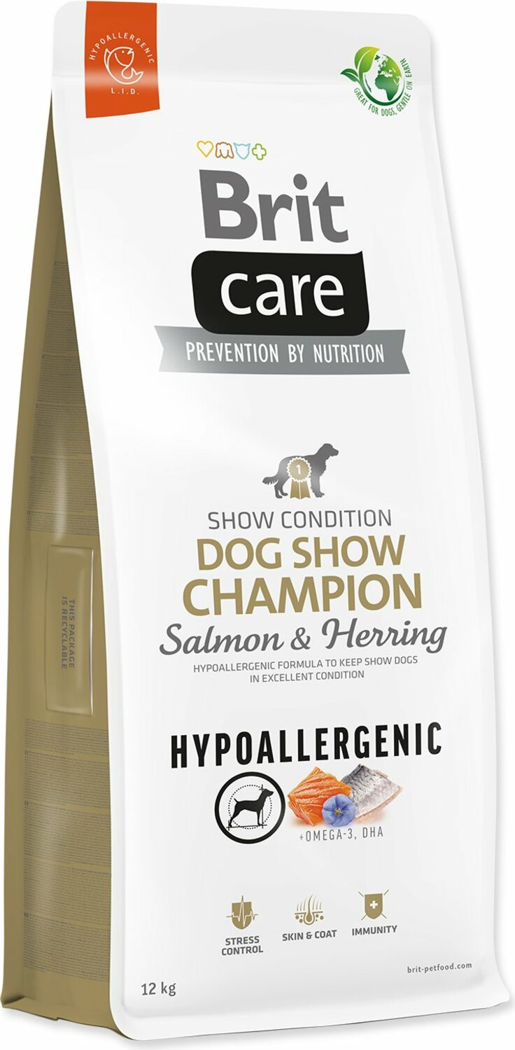 Krmivo Brit Care Dog Hypoallergenic Dog Show Champion Salmon & Herring 12kg