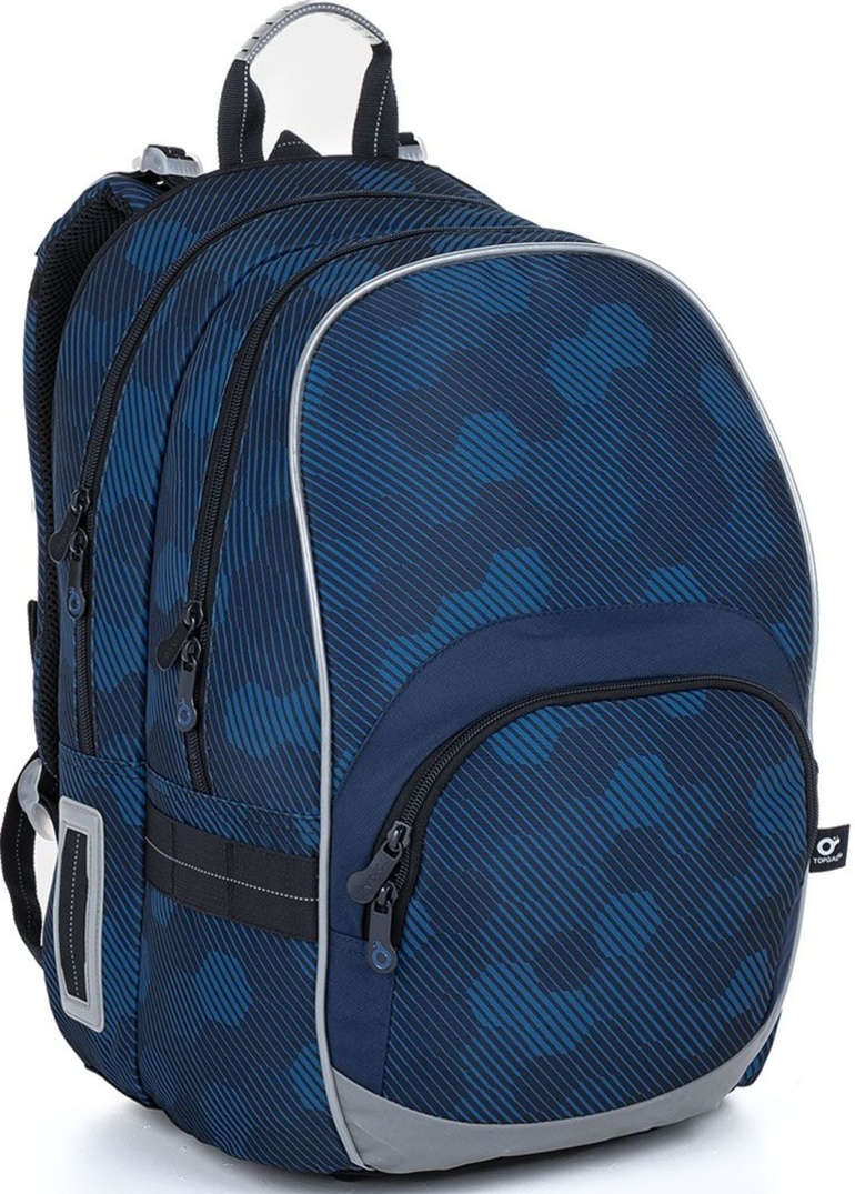 Modrý školní batoh se šestiúhelníky Topgal KIMI 23020 -