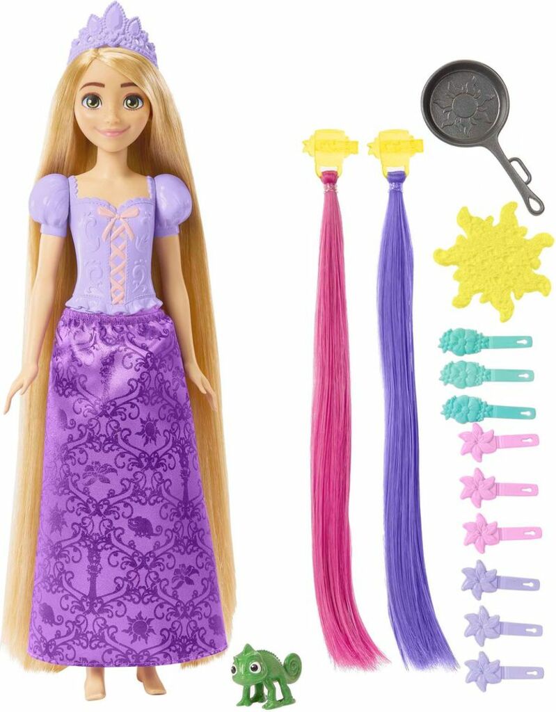 Mattel DP Panenka rapunzel s pohádkovými vlasy