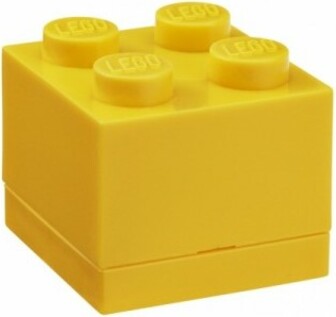 LEGO® mini box 4 - žlutá 46 x 46 x 43 mm