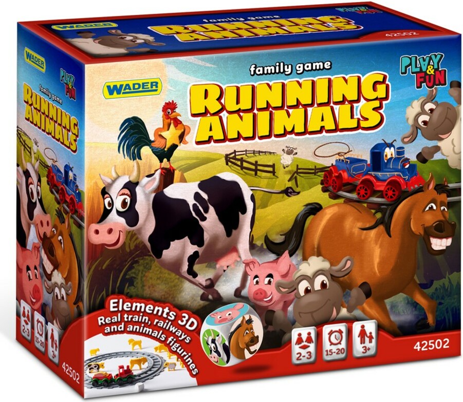 Wader Utíkající zvířátka - rodinná hra