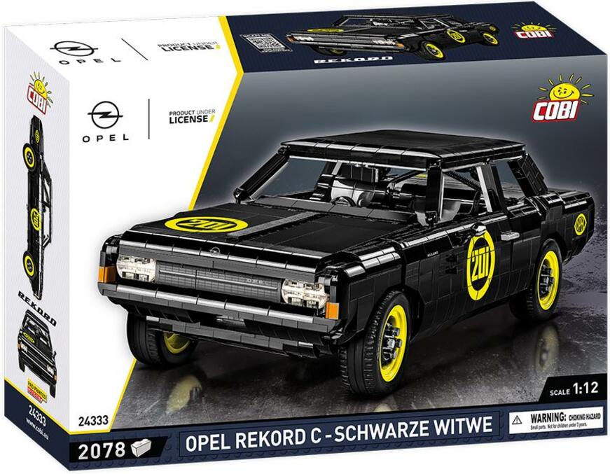 Cobi 24333 Opel Rekord C Schwarze Witwe