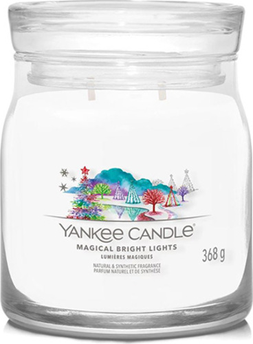 Yankee Candle Kouzelné zářící světýlka, Svíčka ve skleněné dóze, 368 g