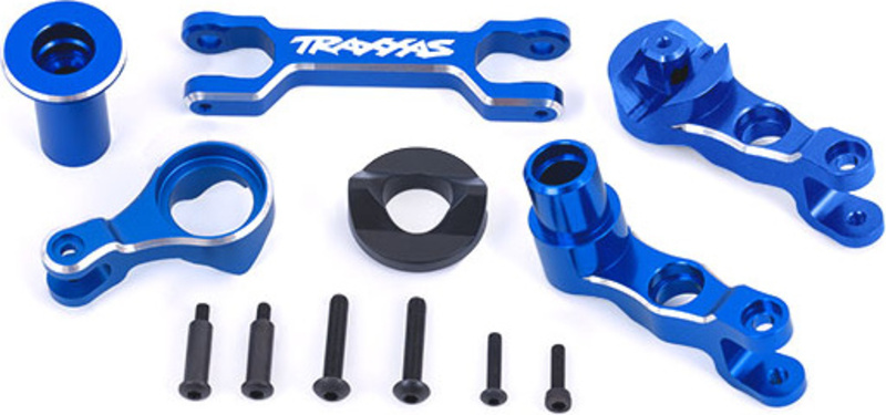 Traxxas páky řízení hliníkové modře eloxované (pro X-Maxx)
