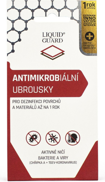 NANOPROTECH Liquid Guard Antimikrobiální ubrousky