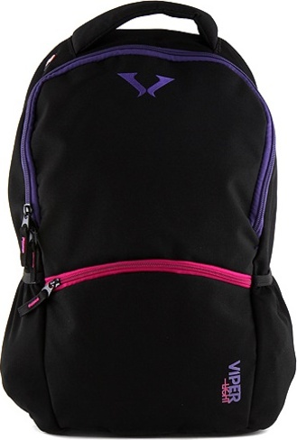 Sportovní batoh Target, růžovo-fialový zip