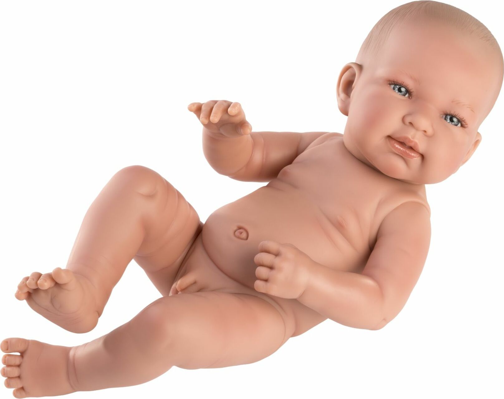 Llorens 73801 NEW BORN CHLAPEK - realistické miminko s celovinylovým tělem - 40 cm