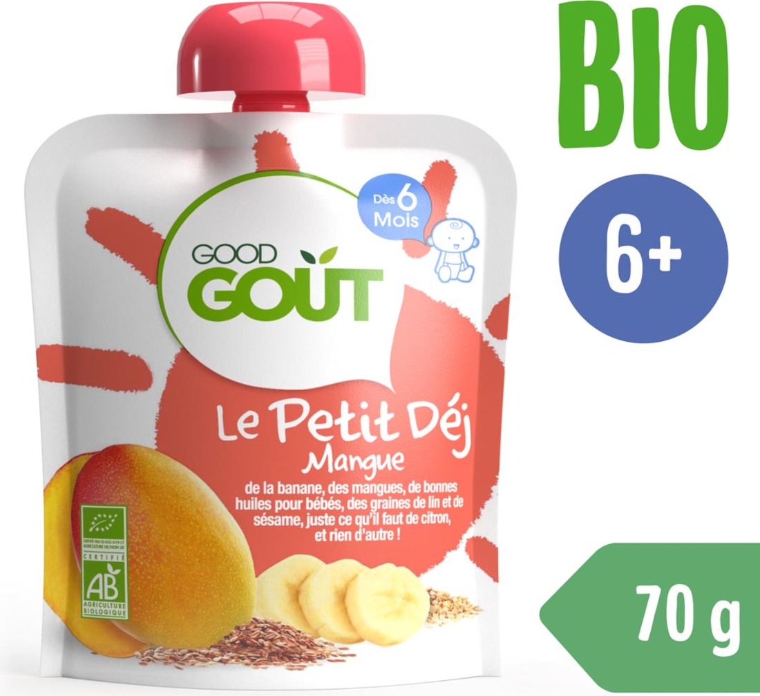 Good Gout BIO Mangová snídaně (70 g)