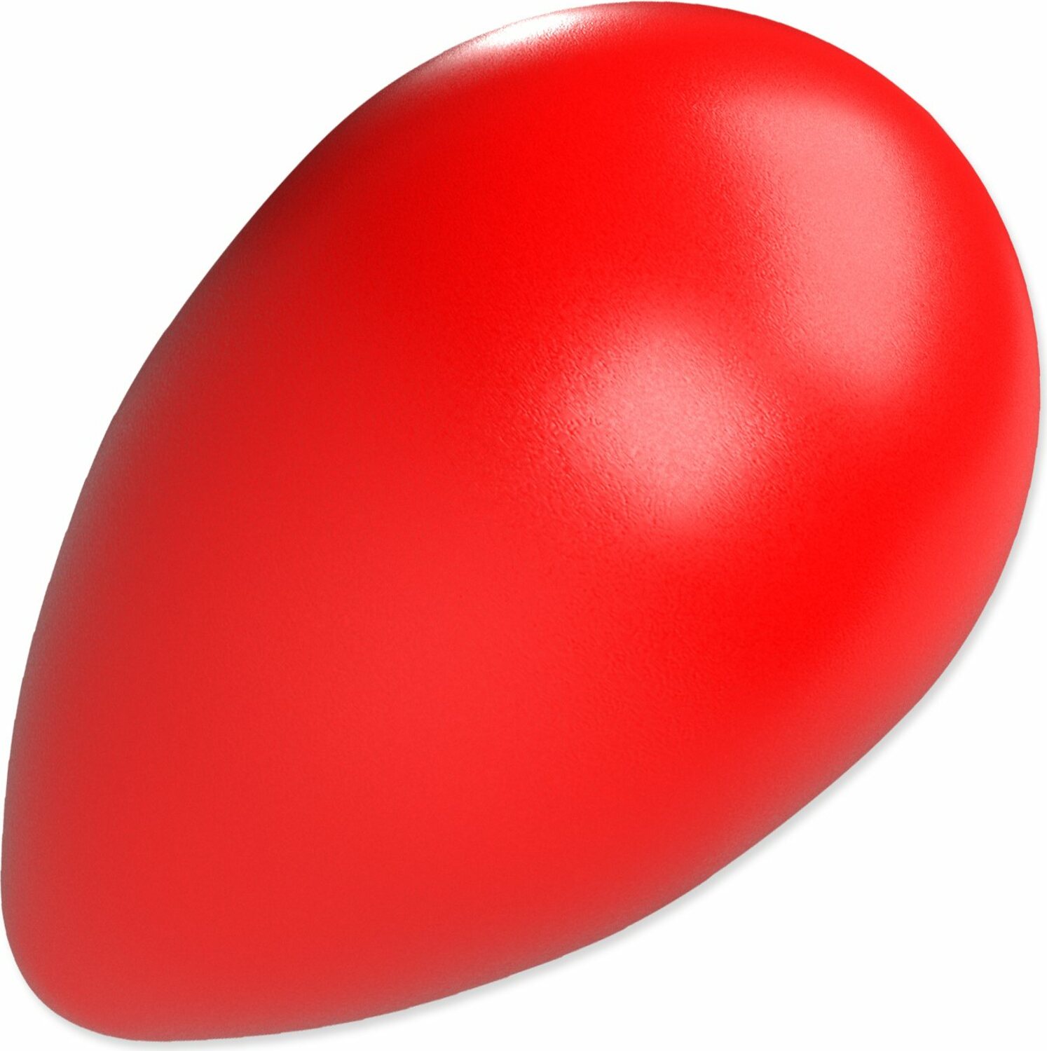 Hračka Dog Fantasy Eggy ball tvar vajíčka červená 16x26cm