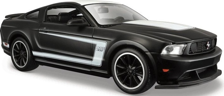 Maisto - Ford Mustang Boss 302, matný černý, 1:24