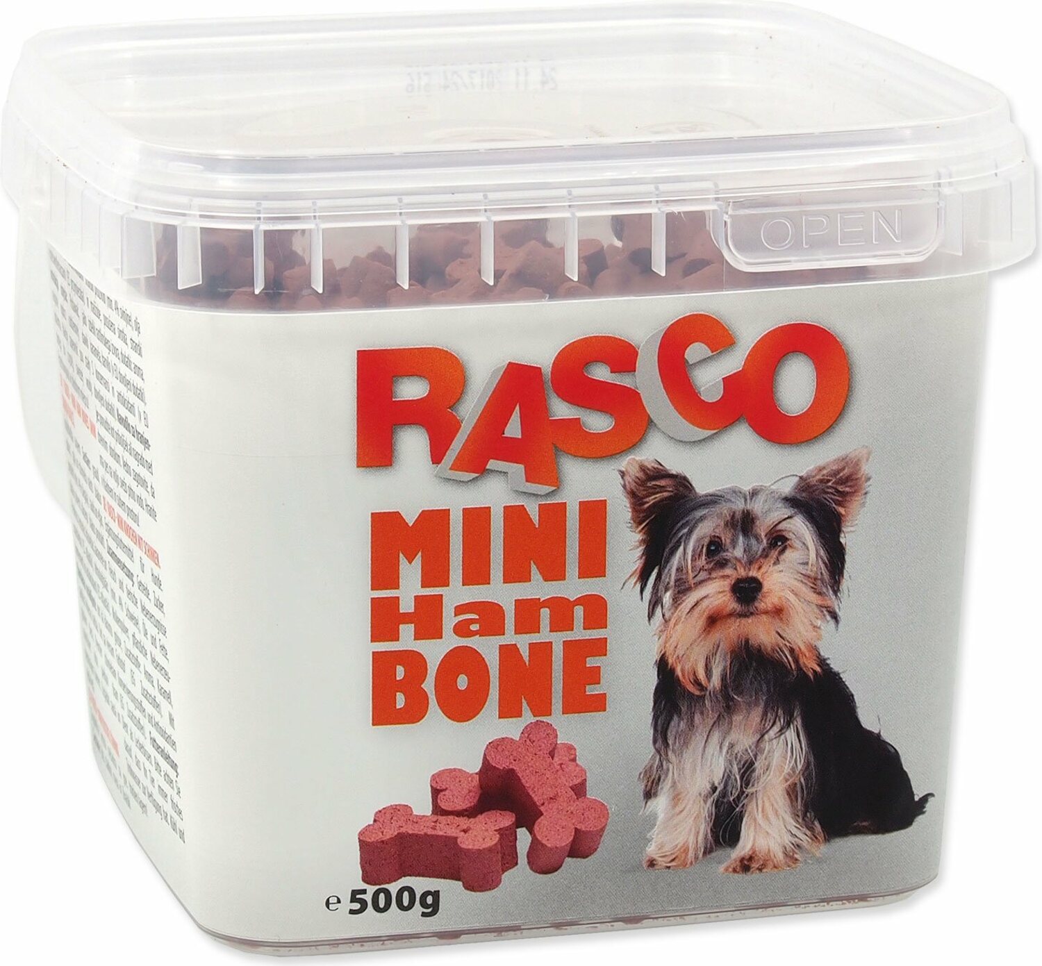 Pochoutka Rasco mini kost šunková 2cm 580g