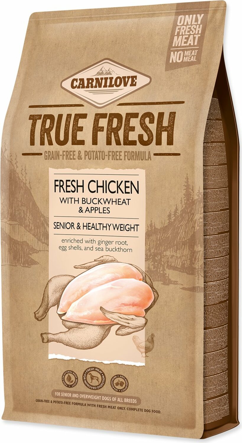 Krmivo Carnilove True Fresh senior Healthy Weight Chicken 4kg