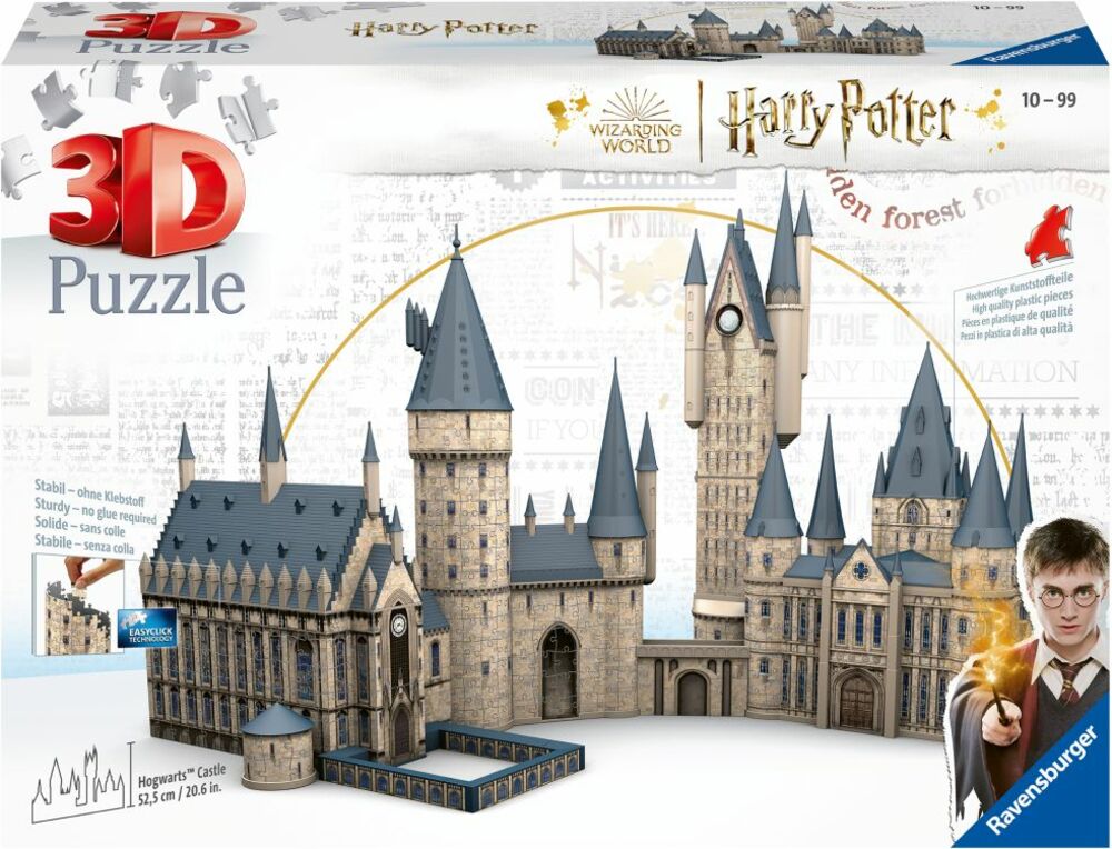 Ravensburger Harry Potter: Hrad Bradavice - Velká síň a Astronomická věž 2v1 1245 dílků