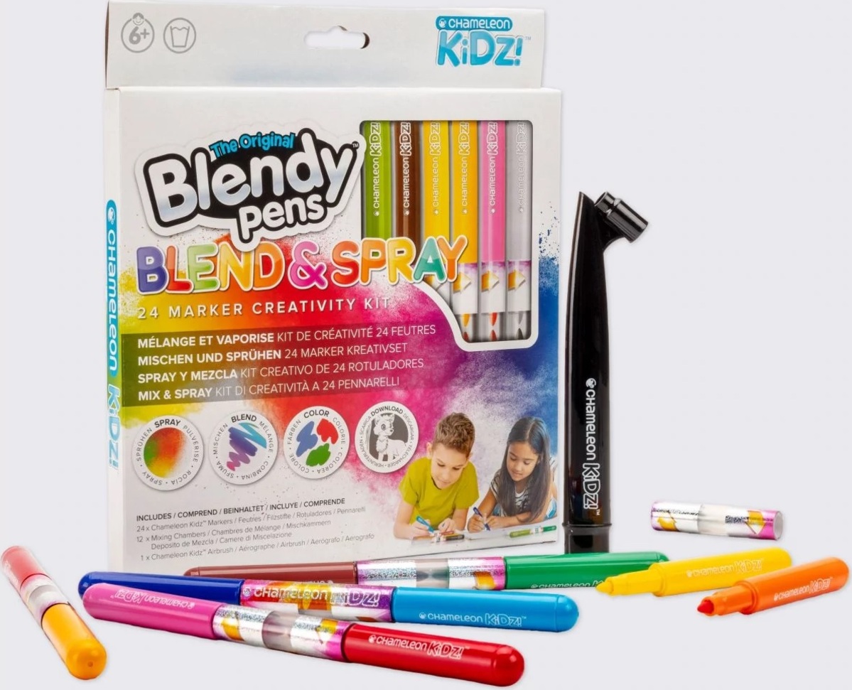KREATIVNÍ SVĚT Blendy pens Blend Spray Fixy 24 barev kreativní set