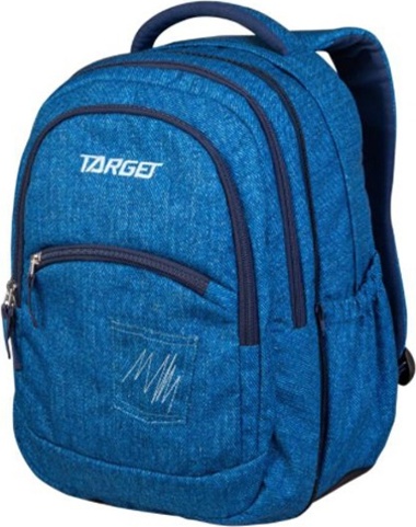 Studentský batoh Target, Modrý, 2v1, kapsa