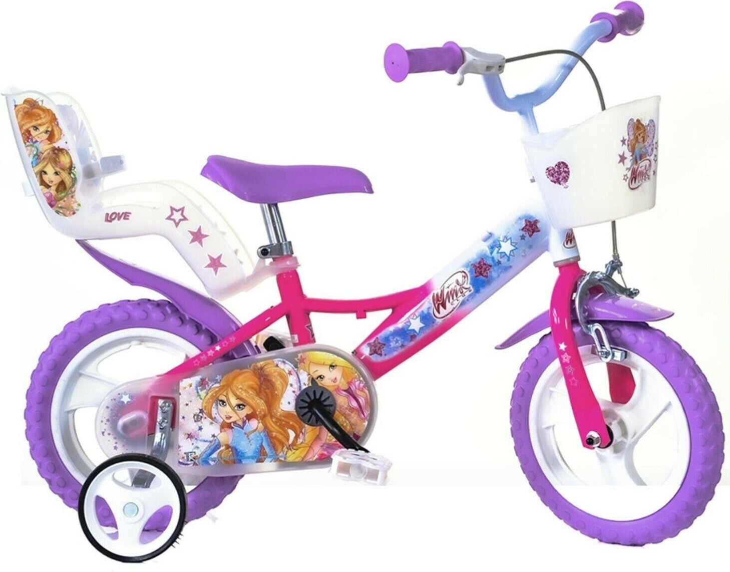 DINO Bikes - Detský bicykel 12" 124RL-WX7 - WINX