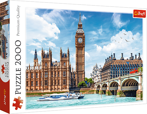 Trefl Puzzle 2000 - Big Ben, Londýn, Anglie