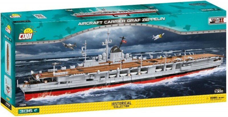Cobi II WW Letadlová loď Graf Zeppelin, 1: 300, 3136 k