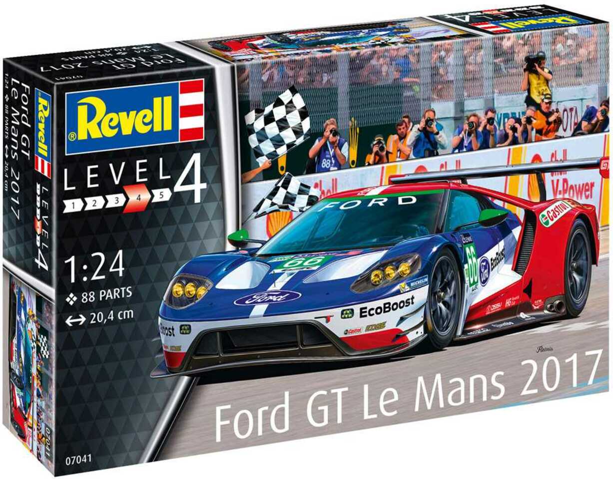 Plastic modelky auto 07041 - Ford GT Le Mans 2017 (1:24)