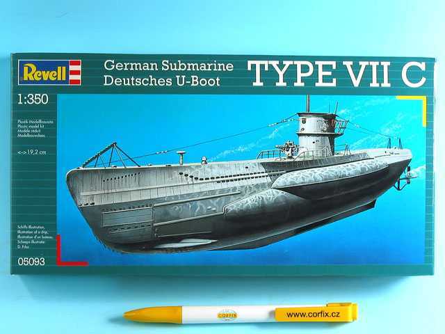 Plastic modelky ponorka 05093 - U-Boot Typ VIIC (1: 350)