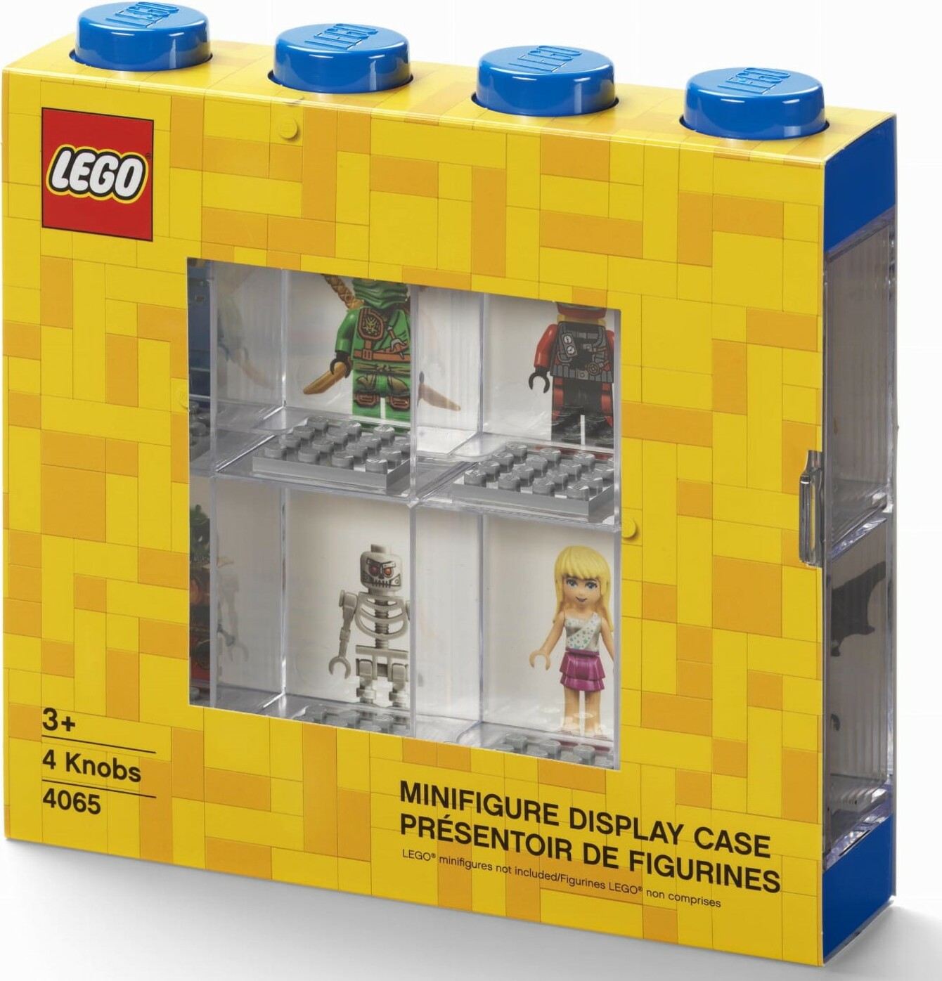 LEGO® sběratelská skříňka na 8 minifigurek - modrá