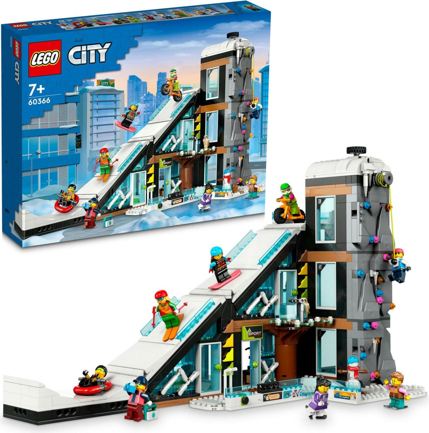 LEGO® City 60366 Lyžařské a lezecké středisko