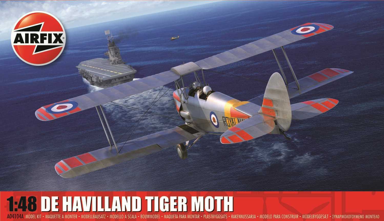 Classic Kit letadlo A04104A - De Havilland Tiger Moth (1:48)