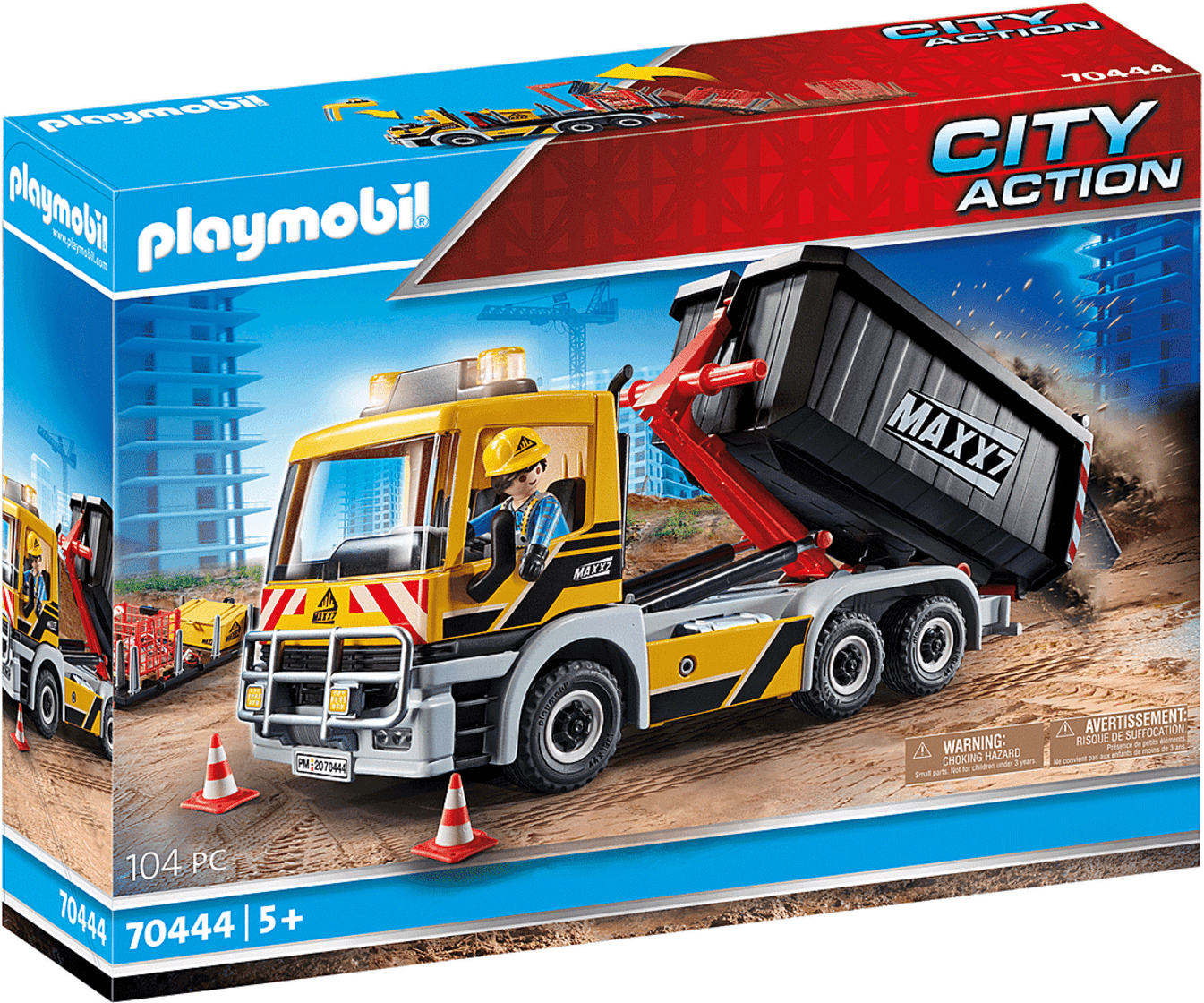 PLAYMOBIL City Action 70444 Nákladné vozidlo s výmennou nadstavbou