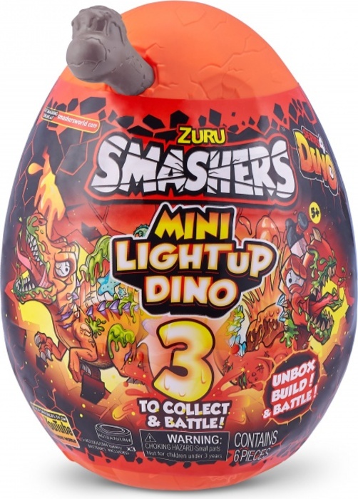 ZURU Smashers Svítící mini dinosauří vejce 1 ks