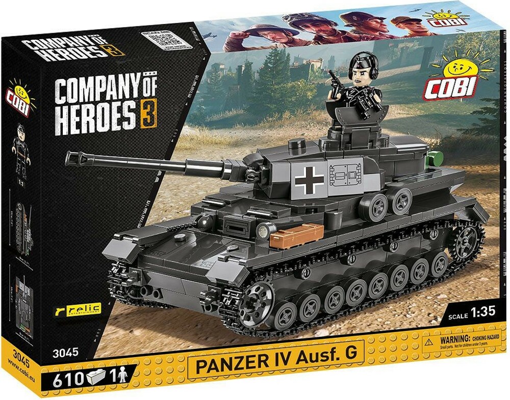 Cobi COH Panzer IV Ausf G, 1:35, 610k, 1f