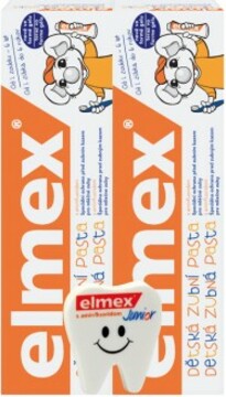 Elmex Dětský Duopack 2x50 ml + dárek (guma)
