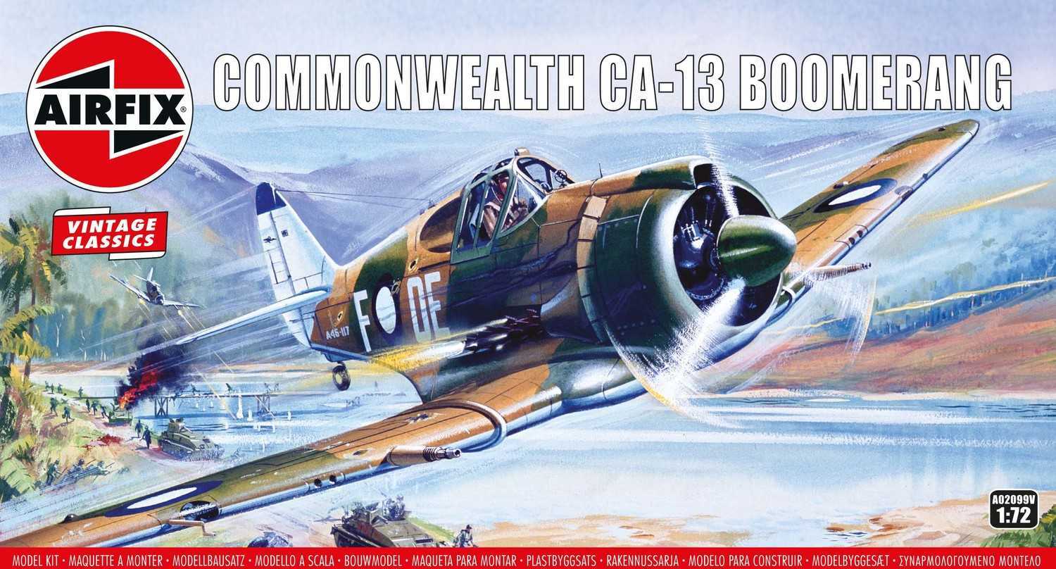 Classic Kit VINTAGE letadlo A02099V - Commonwealth CA-13 Boomerang (1:72)