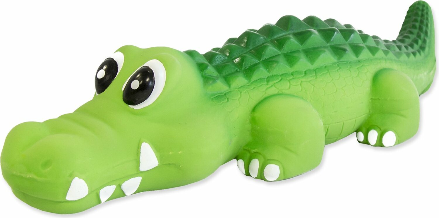 Hračka Dog Fantasy Latex Krokodýl se zvukem 21cm