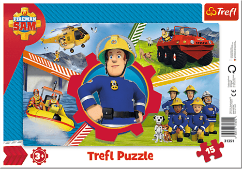 Trefl Puzzle 15 dílků Požárník Sam